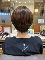 ピークアブー アヴェダ アトレ恵比寿(PEEK-A-BOO AVEDA) 前髪あり大人小顔ショート/30代40代50代/岡野亘希