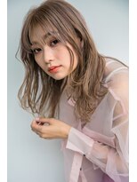 ルス 立川(LUZ)&nbsp;【LUZ立川】ミルクティーアッシュ+レイヤーカット★New Open