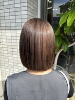 クルムバイルチア(Kulm by Luccica)&nbsp;【kulmbyLuccica 廣江潔花】切りっぱなしボブ×ベージュカラー