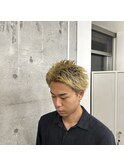 ハイトーンスパイキーショート#横浜#メンズ