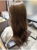 ベージュで大人っぽい印象に!