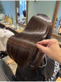 Gloss　brown【艶髪ブラウン】髪質改善METEO