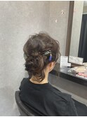 お祭りヘアセット