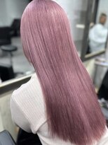 リア(riah)&nbsp;ダブルカラーミルクティーベージュレイヤーカット韓国ヘア