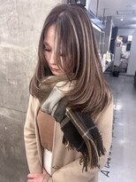 キング 高槻(K!ng)&nbsp;縮毛矯正髪質改善ハイライトレイヤーカット高槻美容室エクステ