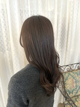 グラマラス GLAMOROUS ナチュラルオリーブブラウン×セミロング