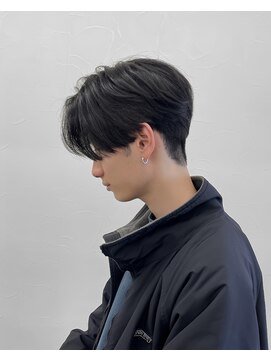 ソソ(soso) 韓国刈り上げセンターパート/ニュアンスパーマ/韓国マッシュ