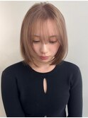 ハイライトバレイヤージュダブルカラーケアブリーチ20代30代