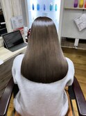 レイヤーカット×イルミナカラー×UPTOGLOSS髪質改善  近鉄八尾