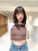 髪質改善縮毛矯正酸性ストレートレイヤーカット韓国ボブ/銀座
