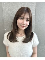 ロンドアベニール 北千住(Lond avenir)&nbsp;ミニウルフレイヤーカット顔周り前髪韓国ミディアムロング北千住