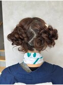 浜松祭り/ヘアセット/ツインお団子