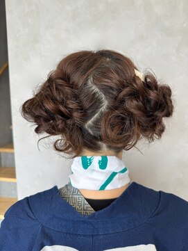 ラニ(Lani) 浜松祭り/ヘアセット/ツインお団子/セミロング