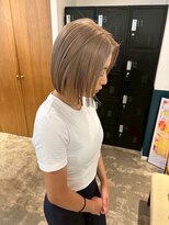 ヘアーブレイス(hair brace)&nbsp;千葉駅/オリーブグレー/小顔/ココアベージュ