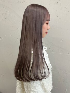 シーク 天神(SEEK) 松尾菫菜/ラベンダーグレージュ/ハイトーン/韓国ヘア