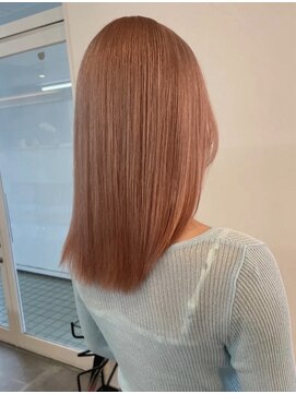 クララジャパン ナベシマ(CLALA JAPAN Nabeshima) グレージュ　艶髪　髪質改善　ブリーチ　ピンクベージュ　韓国風