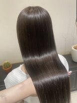 リー 梅田(Lee)&nbsp;hana/髪質改善カラー/ダブルカラー/暗めカラー/艶髪/オージュア