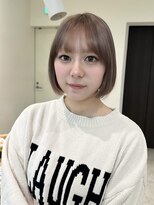 ビューギンザ(VIEW GINZA)&nbsp;人気Ｎｏ.1 ミルクティーベージュ×ハイトーンボブ♪