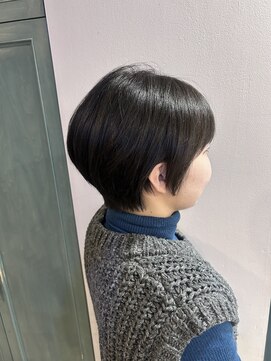 ヘアサロン ナノ(hair salon nano) 黒髪/くびれショート/大人かわいい/髪質改善