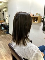 ノヤマ(NOYAMA)&nbsp;ヘーゼルブラウン系外ハネスタイル