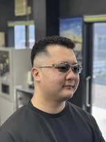 ケースタイル(K-style)&nbsp;アイロンパーマ（濡れパン）　スキンフェード