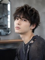 MEN'S salon Rue de noel メンズカット/パーマ/眉毛【ルード ノエル】&nbsp;Men's_マッシュショート_シースルーバング_毛流れ