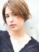 レンジシ オモテサンドウ(RENJISHI omotesando)&nbsp;前髪長め大人ショート【佐藤真里】