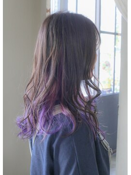 ホワイトルーム(White Room) 柔らかい透明感♪インナーグレープカラー♪