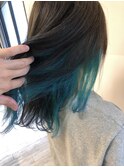 ターコイズ◇インナーカラー