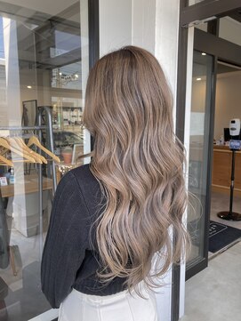 ナンバー(number+) 20代30代ダブルカラーブリーチ立体感グラデーション透明感