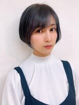 リア(Lia by KENJE)&nbsp;Lia＆汐見悠佑　刈り上げショートボブ＆ハイライト
