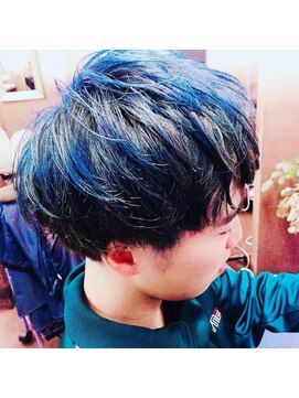 グラッドプラス(glad+) ブルーカラーショートマッシュ