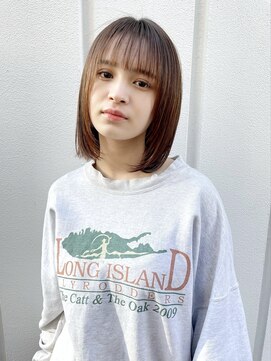 レトン 銀座(leton) 美髪/ホワイトグレージュ/大人かわいい/こなれミディ[銀座]