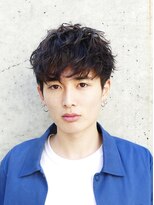 フィフス 渋谷(fifth)&nbsp;無造作パーマツーブロックツイストスパイラルパーマ刈り上げ