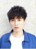 無造作パーマツーブロックツイストスパイラルパーマ刈り上げ