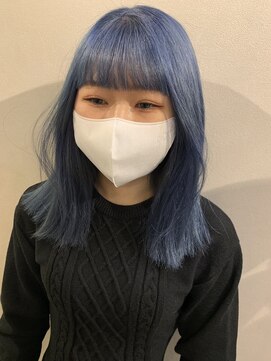 ハブ(hub) 【天神今泉】ブルーグレー