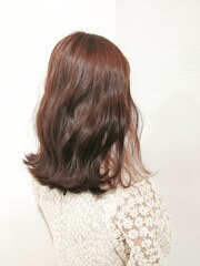 20代30代40代◎ローグヘアー金町(たか)インナーカラーピンク