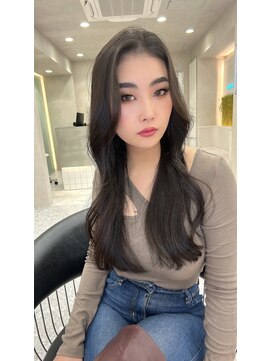 ロンド マーレ 天神大名店(Lond mare) 韓国　韓国ヘア　くびれヘア　韓国くびれ巻き　顔まわりカット