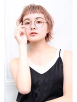 オーシャン(Ocean)&nbsp;[OCEAN Hair&Life藤原純] ニュアンスカラーピンク外ハネ☆