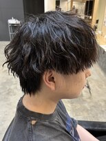 ニアウ 伊勢崎連取店(Niau)&nbsp;メンズマッシュパーマツイストスパイラルパーマ波巻きパーマ