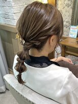ザザ シンジュク(ZA/ZA shinjuku)&nbsp;ミディアムヘア編みおろし