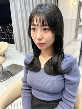 アース コアフュールボーテ 上田店(EARTH coiffure beaute) ナチュラルカラー_レイヤーカット_くびれヘア