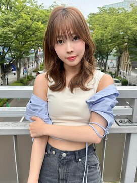 ロンドウル 熊本(Lond ulu) デザインカラー/レイヤーカット/ウェットヘア[熊本/上通/下通]