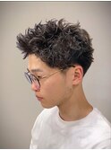 新潟ツイストスパイラル　新潟メンズパーマ　マッシュパーマ