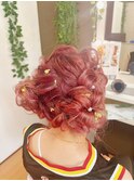 編み込みツインお団子【新横浜/ヘアセット】