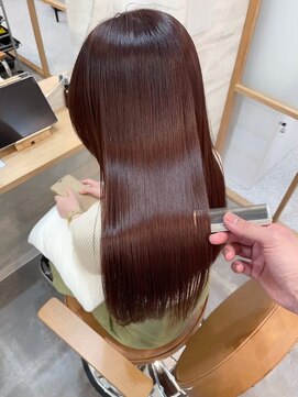 ジーナ 船橋(Zina) 髪質改善＊ロングレイヤーグレーベージュ＊美髪【Zina船橋】