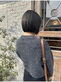 切りっぱなしボブ