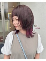 ヘアーデザイン イーエックスターバン(Hair Design ex Turban)&nbsp;ウルフ裾カラー