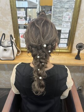 ヘアセットアンドエクステンションショールーム(SHOW ROOM) 編みおろし