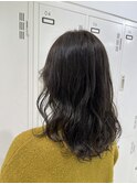 【赤み消す】極細シークレットハイライトオリーブグレージュ